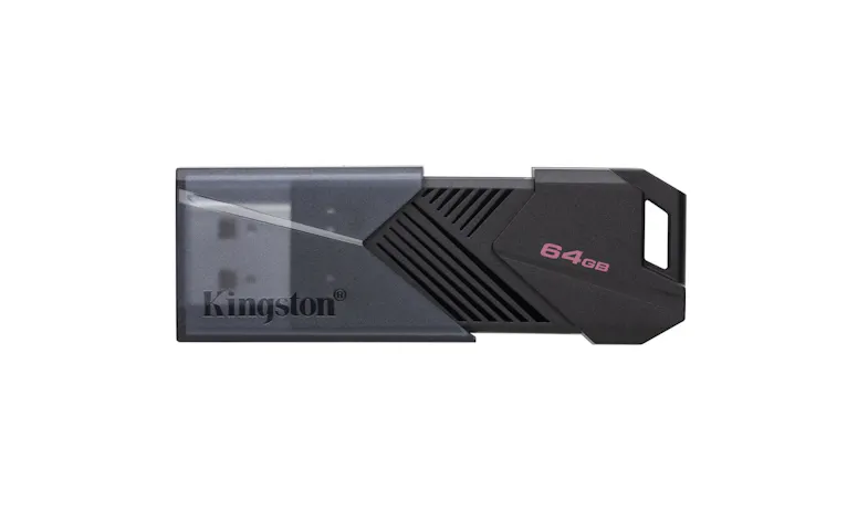 Kingston DataTraveler Exodia Onyx 64GB USB 3.2 Type-A Flash Drive - Black (DTXON/64GB)