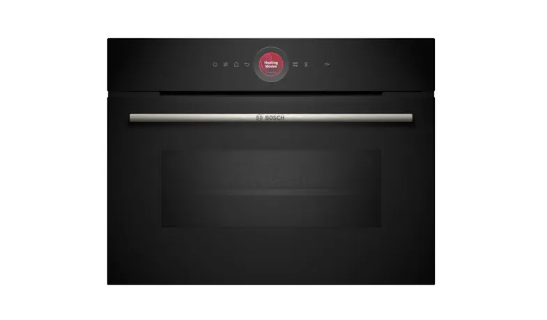 Bosch Series 8 60 x 45cm Built-in Compact Microwave Oven - Black (CMG7241B1B)