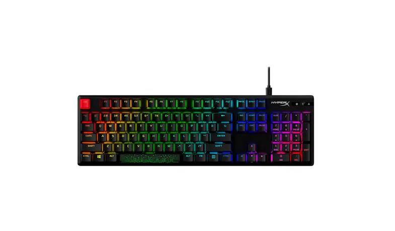 HyperX Alloy Origins PBT HX Red Mechanical Gaming Keyboard - Black (639N3AA#ABA)