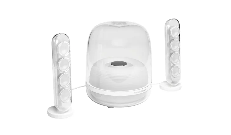 Harman Kardon SoundSticks 4 Wireless Speaker - White (HKSOUNDSTICK4WHTAS)