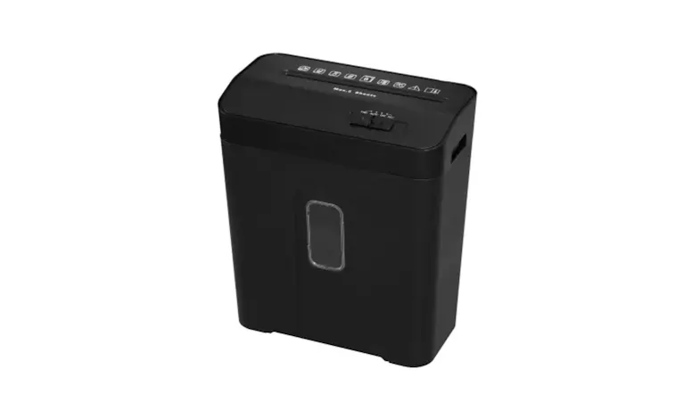 Primus Micro-Cut Paper Shredder Machine - Black (PRS-526MC)