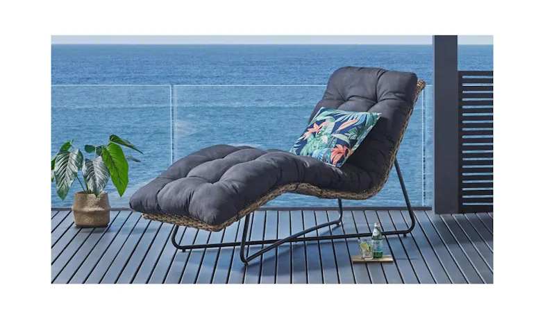 Dario Day Lounger - Charcoal