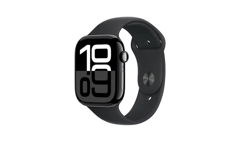 Apple Watch Series 10 GPS 46mm Jet Black Aluminium Case with Black Sport Band - S/M (3N496PA/A) [DEMO UNIT]