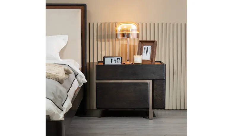 Leroy 2 Draw Right Side Table