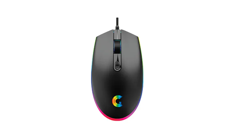 Cliptec RGS833 USB 3200DPI Illumination Backlit Gaming Mouse (POGECAR) - Black (CL-MOU-RGS833-BK)