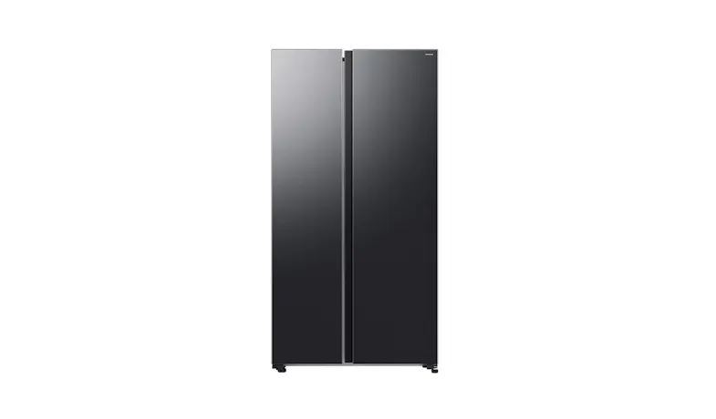 Samsung 655L SmartThings AI Energy Side-by-Side Refrigerator - Black Doi (RS-70F65QNFME)