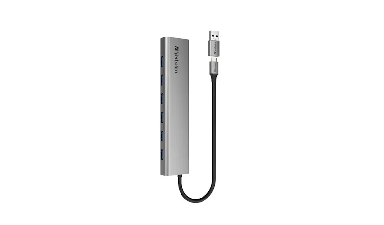 Verbatim 7-in-1 Type C Hub - Gray (66973)