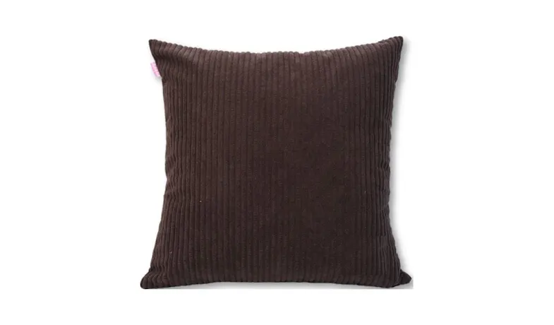 Ava Fabric Cushion - Dark Brown (20"x20")