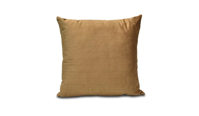 Jia Fabric Cushion - Gold (20"x20")