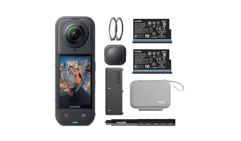 Insta360 X5 360 Action Camera Essentials Bundle - Black (CINSAAHA_X504)