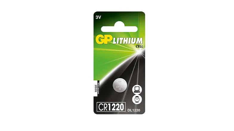 GP CR1220 Electronic Device Battery