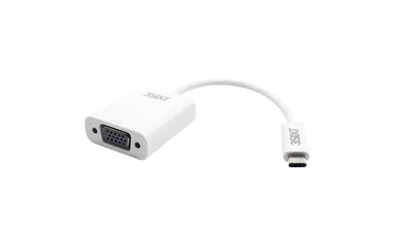 3SIXT 3S-0489 USB Type C 3.1 to VGA Cable - White