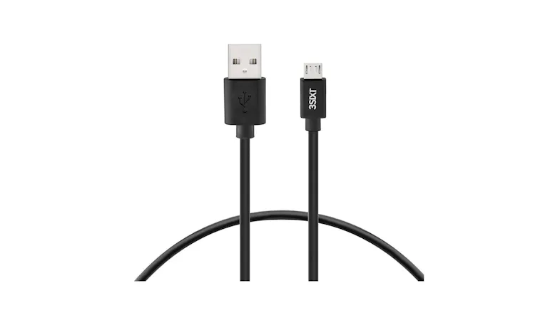 3SIXIT 1m Micro USB Charge & Sync Cable - Black