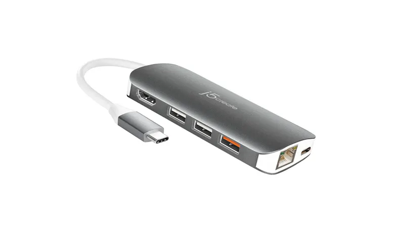 J5 Create JCD383 USB-C Multi Adapter (9 Functions in 1)
