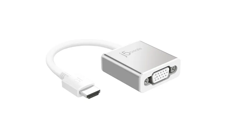 j5Create JDA213S HDMI to VGA Video Adapter - Grey