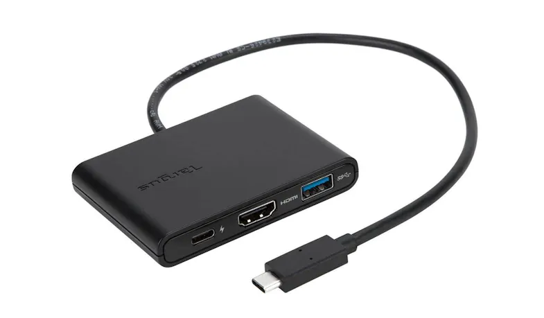 Targus USB-C 3-in-1 Multiport Video Adapter - Black