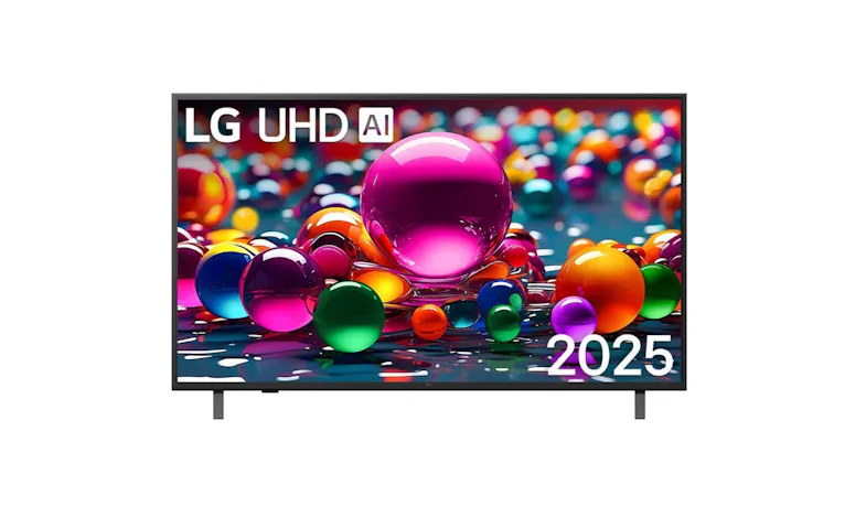 LG 50-inch UA84 HDR10 4K UHD AI 2025 Smart TV - Black (50UA8450PSA)