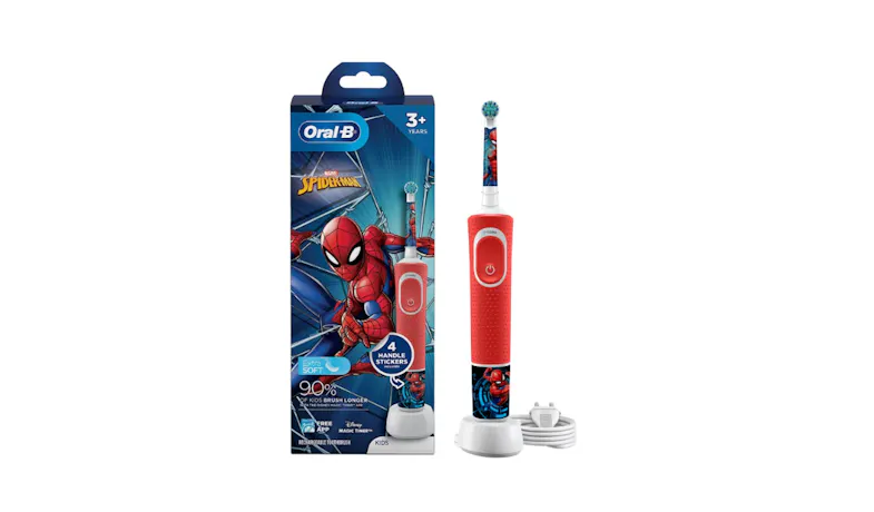 Oral-B Kids Spiderman Electric Toothbrush - Red/Blue (FGB10/126)