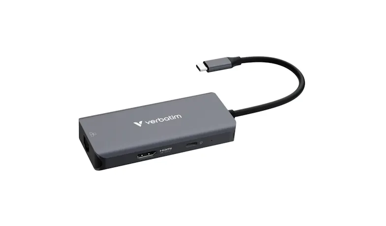Verbatim Essentials USB-C Multiport Hub 6 Port - Gray (32157)