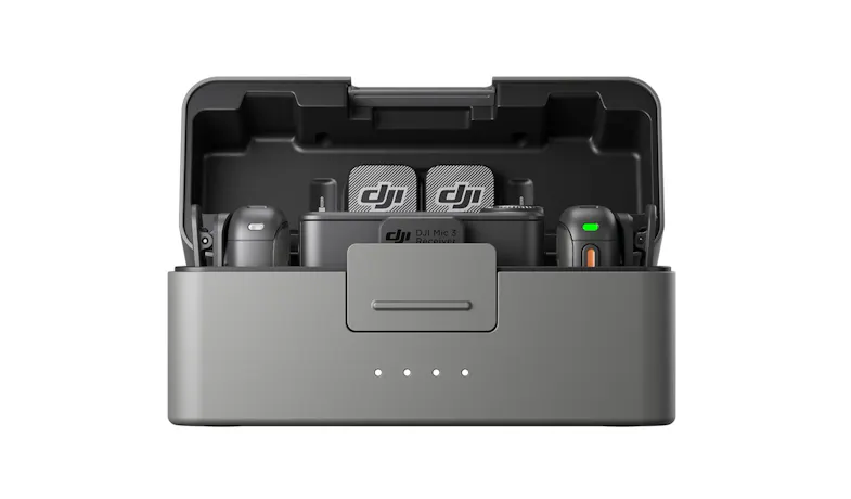 DJI Mic 3 (2 TX + 1 RX + Charging Case) - Black