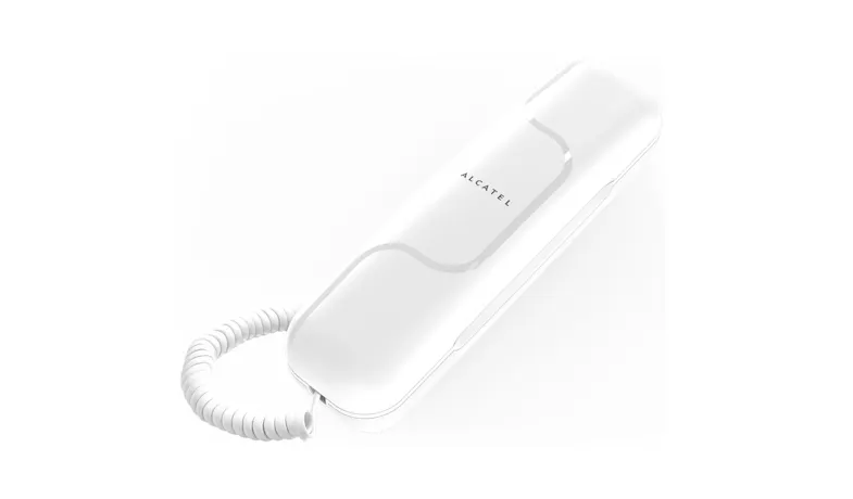 Alcatel T06 Trim Line Corded Phone - White