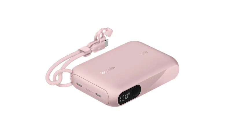 Belkin BoostCharge 10000mAh LED Display Power Bank - Pink (BPB027FQPK)