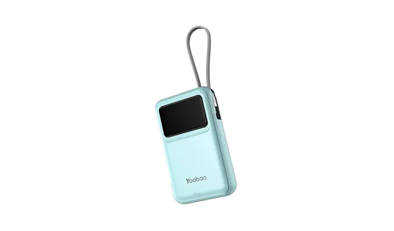 Yoobao Z8 20W Super Quick Charging 10000mAh Power Bank with Built in Cable - Blue (YB-PB-Z8-BL)