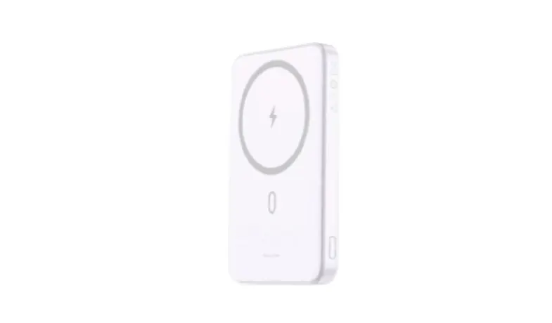 Yoobao CSW20WF 10000mAh Wireless Magnetic Fast Charging Mini Power Bank - White (YB-PB-CSW20F-WH)
