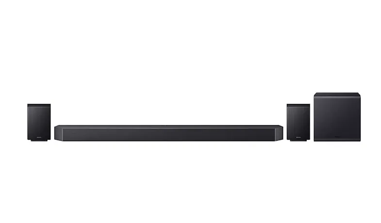 Samsung Q-series 11.1.4ch Subwoofer & Rear Speaker Soundbar (2025) - Titan Black (HW-Q990F/XM)