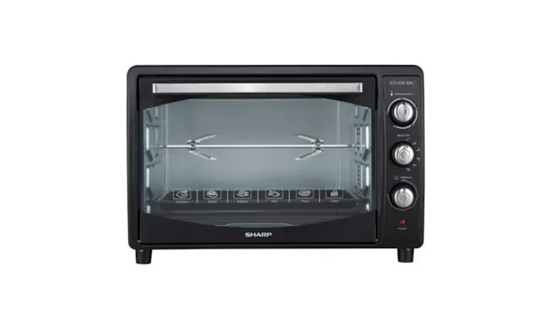 Sharp 42L Stainless Steel Electric Oven - Black (EO42KMA)