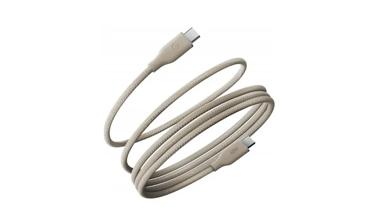 Energea Helix 60 1.5m USB-C to USB-C Magnetic Cable - Natural (04158)