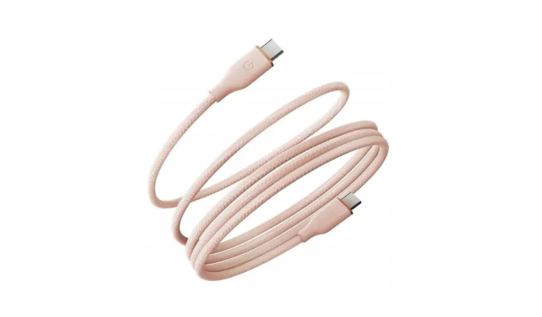 Energea Helix 60 1.5m USB-C to USB-C Magnetic Cable - Pink (04172)