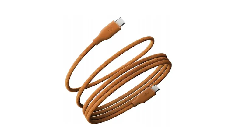 Energea Helix 60 1.5m USB-C to USB-C Magnetic Cable - Orange (04349)