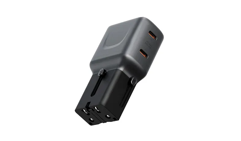 Energea TravelGo 45W Travel Adapter - Gunmetal (03397)