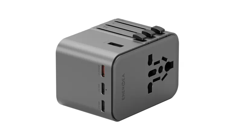Energea TravelWorld GaN 45W Adapter - Gunmetal (03861)