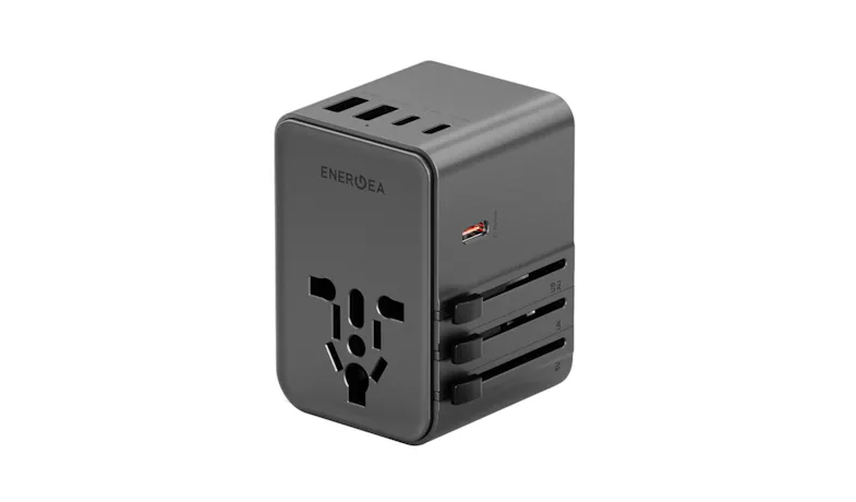 Energea TravelWorld GaN 70W Adapter - Gunmetal (03878)