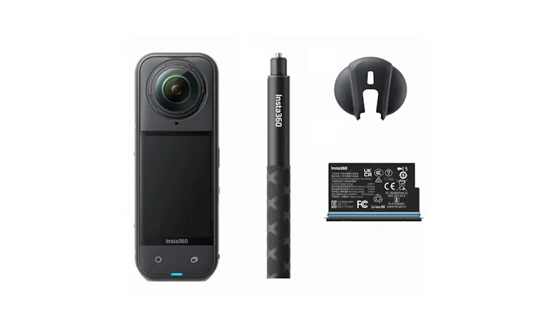Insta360 X5 Action Camera Starter Bundle - Midnight Black (CINSAAHA-X534)