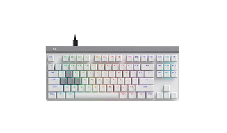 Logitech G515 RAPID TKL Wired Low Profile Analog Gaming Keyboard - White (920-013880)