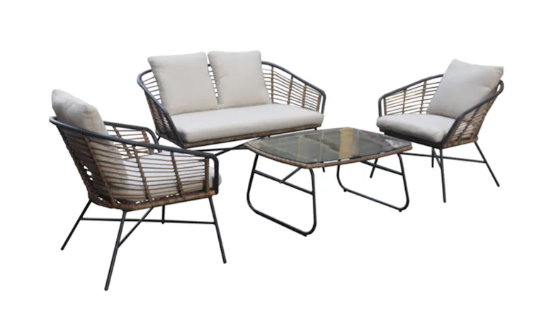 Origami 3pcs Lounge with Coffee Table