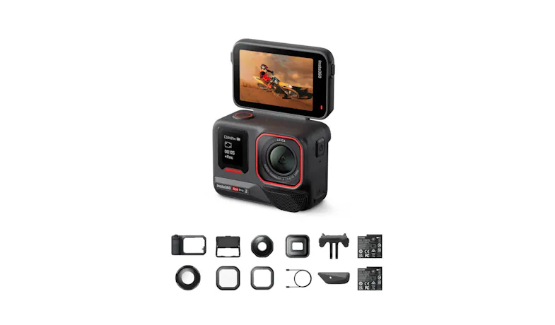 Insta360 Ace Pro 2 Ultimate Videography Bundle - Midnight Black (CINSBBGA-141A)
