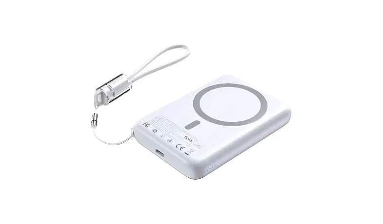 Choetech B862 Certified 10000mAh Ultra Thin Magnetic Power Bank - Silver (B862-CCSL)