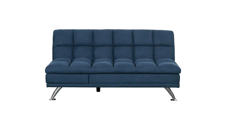 Giotto Nappa Fabric 3 Seater Sofabed - Midnight Blue