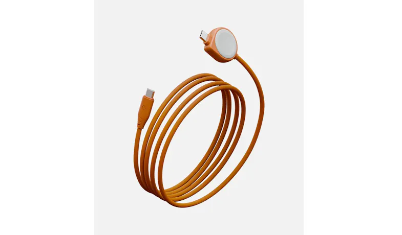 Energea Flow Duo Watch USB-C + Watch Charger - Orange