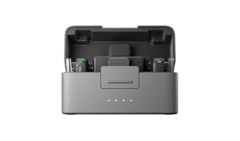 DJI Mic Mini 2 (2 TX + 1 RX + Charging Case) - Black