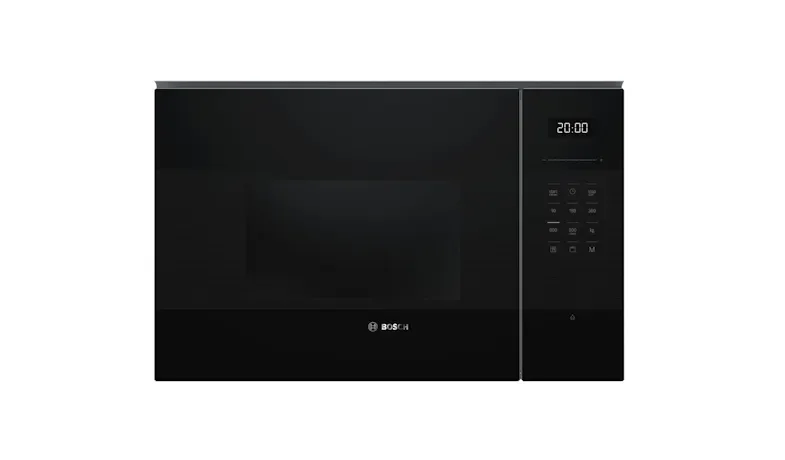 Bosch Series 6 25L Built-In Microwave with Grill - Black (BEL554MB2M)