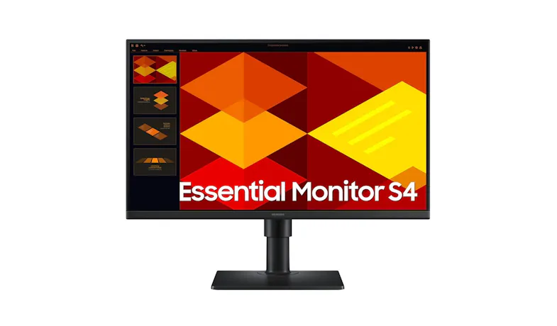 Samsung Essential S4 S40GD 24-inch FHD Monitor - Black (LS24D400GAEXXS)