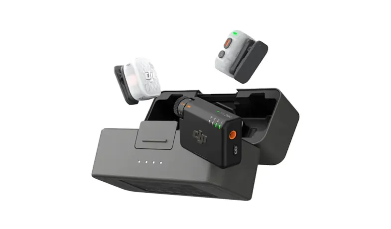 DJI Mic Mini 2S (2TX + 1RX + Charging Case) Microphones - Black