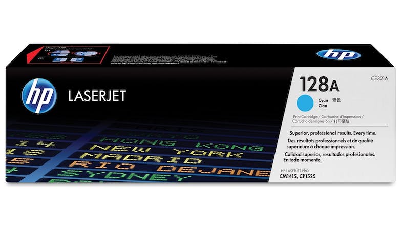 HP 128A CE321A Cyan LaserJet Toner Cartridge