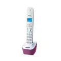 Panasonic KX-TG1611MLF Digital Cordless Phone (Purple)