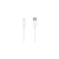 Mazer USB-A to USB-C 1.2M Sync & Fast Charging Cable - White